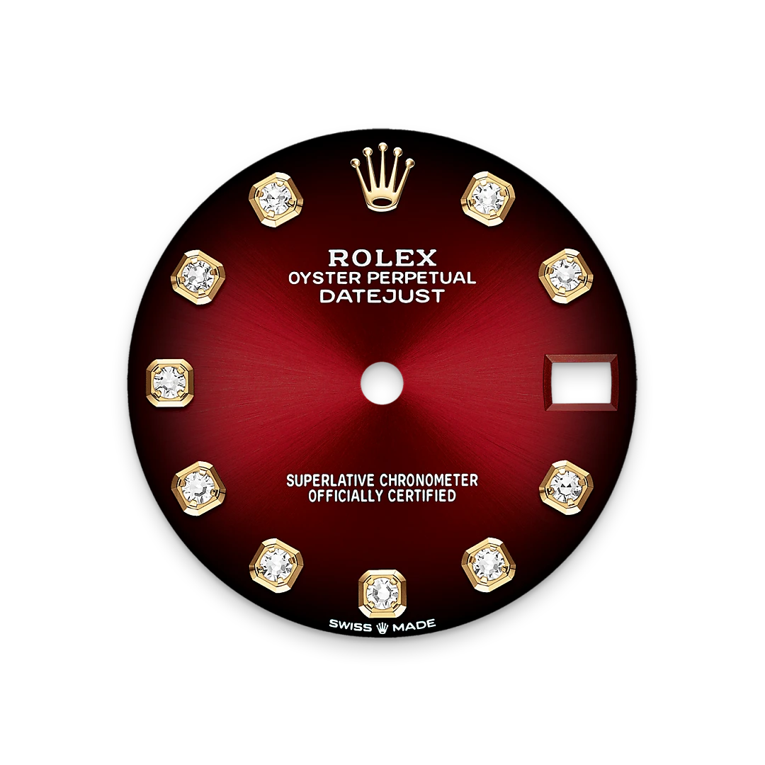 Red ombré dial