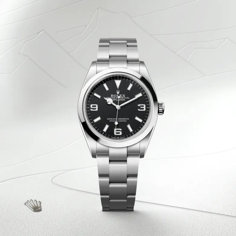Rolex Explorer in 36 mm oystersteel, M124270-0001 - Cooke & Kelvey