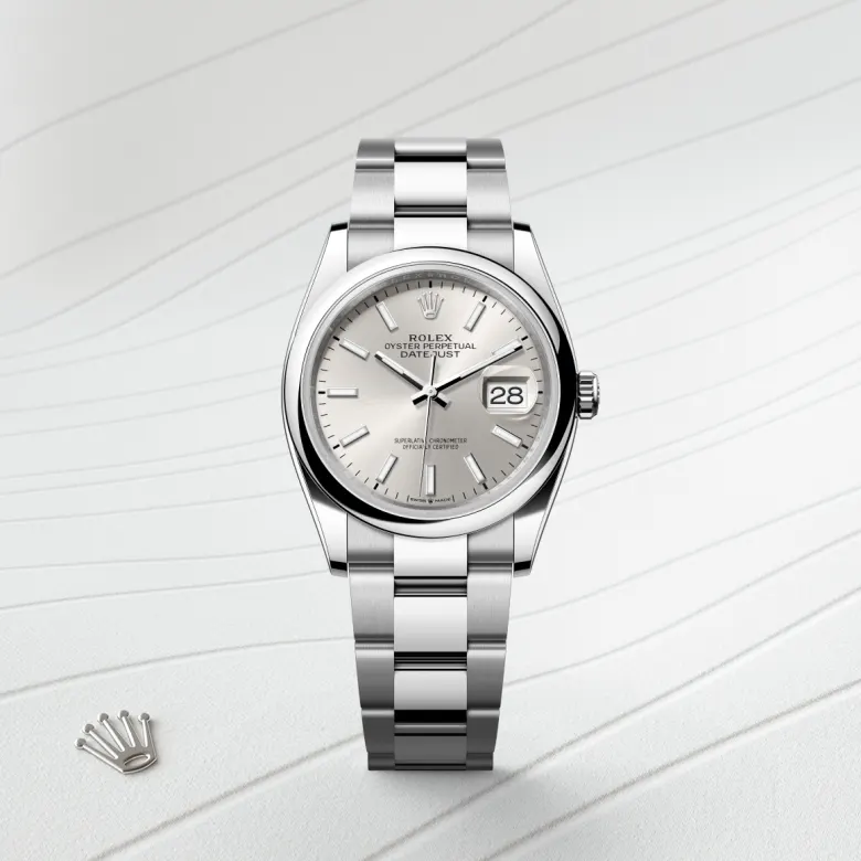 Rolex Datejust in 36 mm oystersteel, M126200-0002 - Cooke & Kelvey