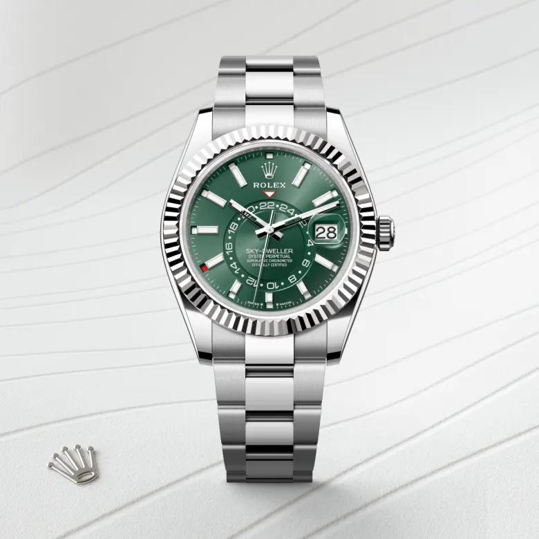 Rolex Sky-Dweller in 42 mm oystersteel and white gold, M336934-0001 - Cooke & Kelvey