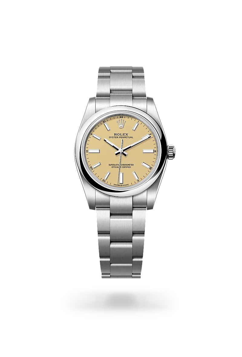 Rolex Oyster Perpetual 34 in 34 mm oystersteel, M124200-0007 - Cooke & Kelvey