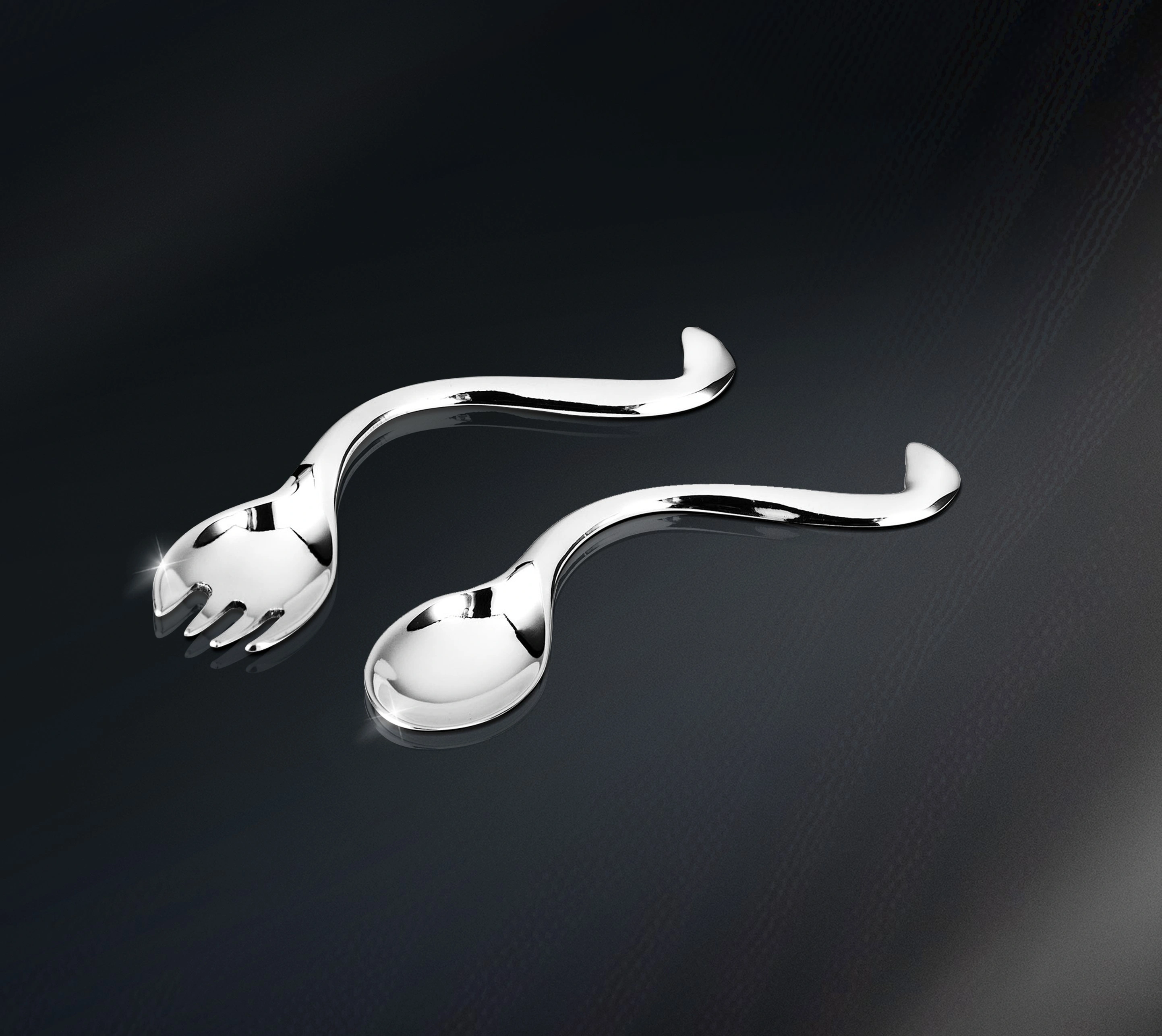 Silverware Curved Baby Cutlery Set BY-105 Cooke & Kelvey