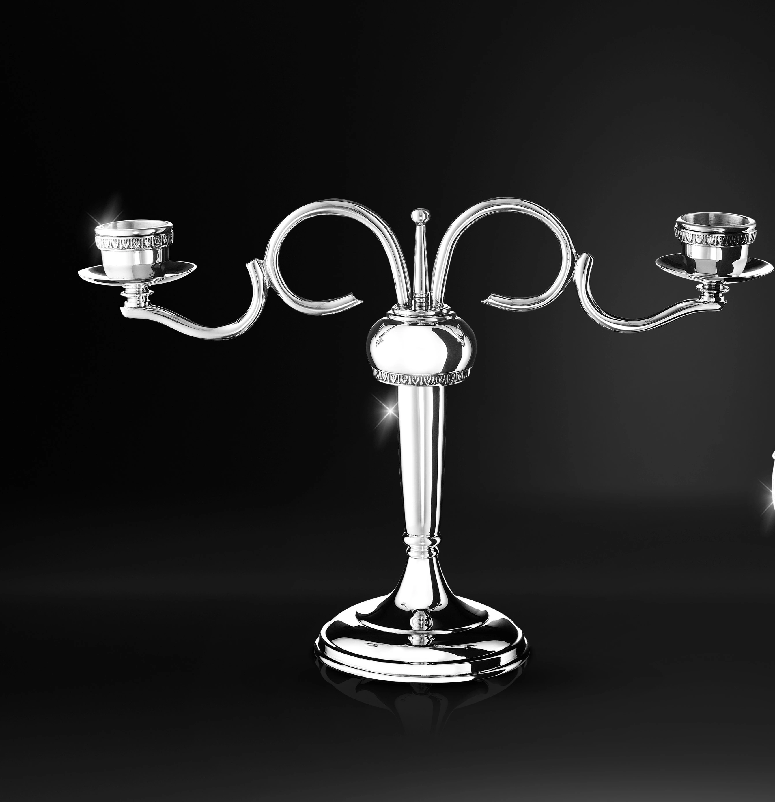 Silverware Two Arm Candle stand CS-118 Cooke & Kelvey
