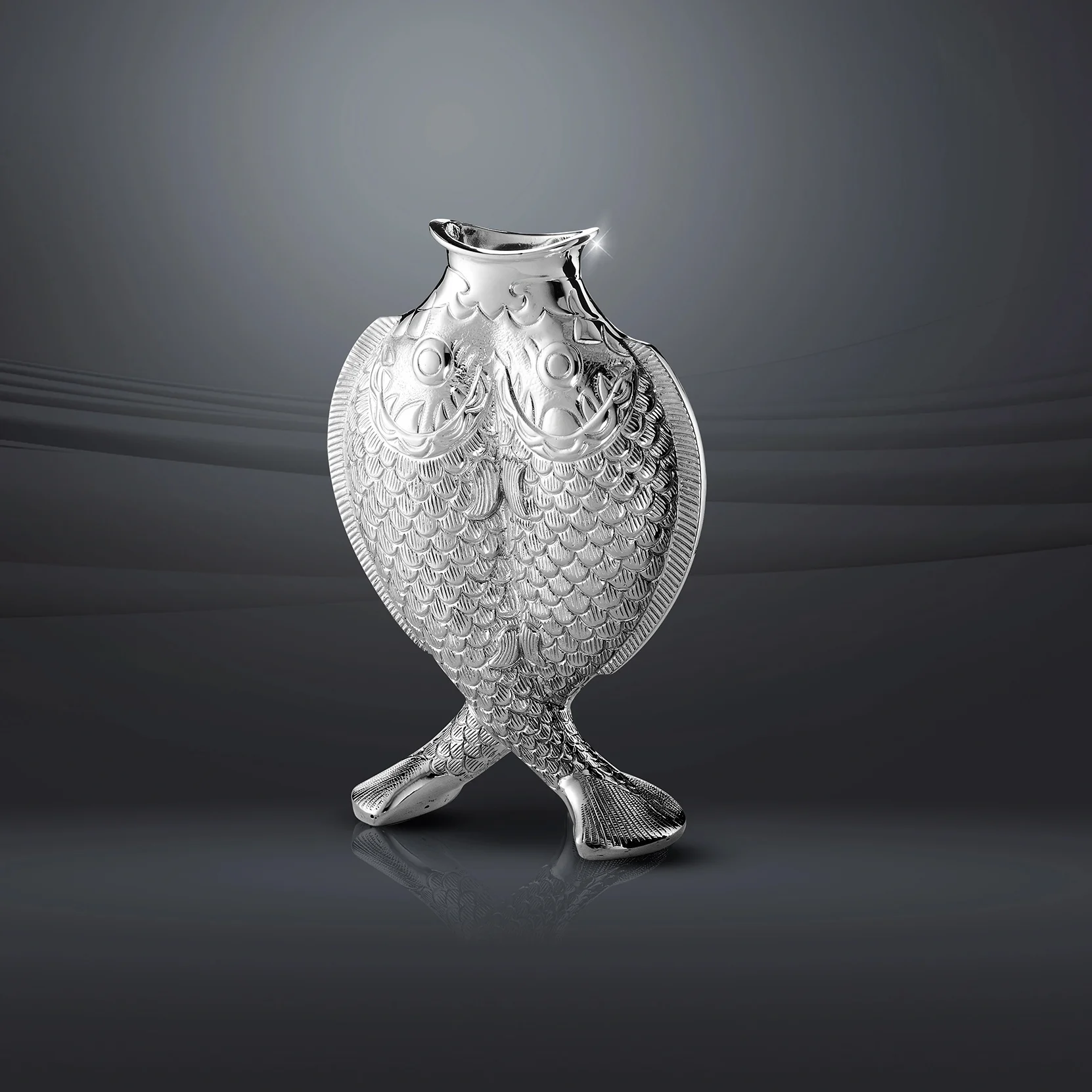 Silverware Perforated Flower Vase (with round base) FV-107 Cooke & Kelvey