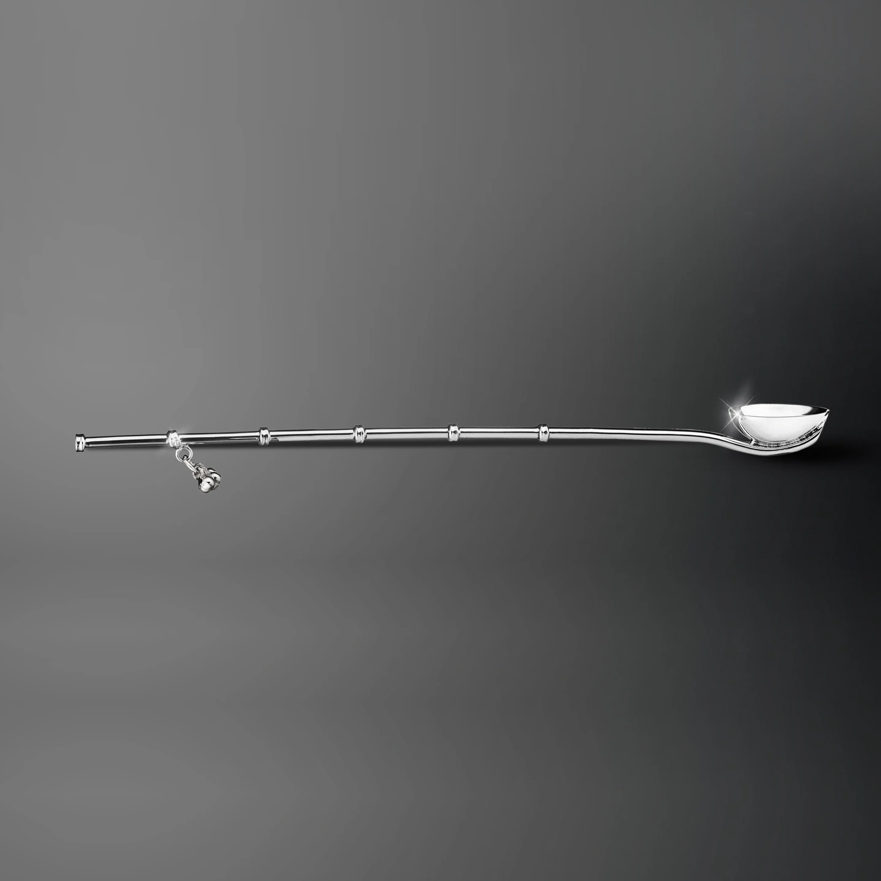 Silverware Flute Design Straw Spoon GF-117 Cooke & Kelvey