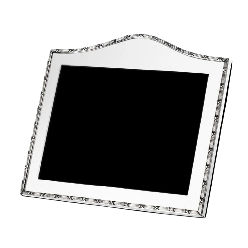 Silverware Cross beaded oval top horizontal photoframe PH-109 Cooke and Kelvey