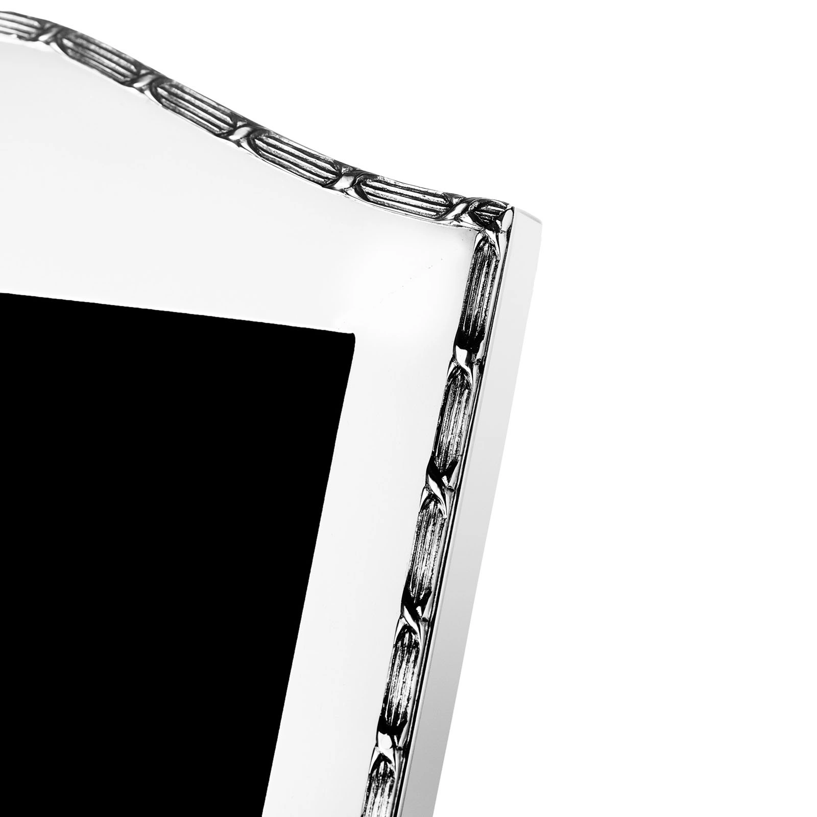 Silverware Cross beaded oval top vertical photoframe PH-110 Cooke and Kelvey