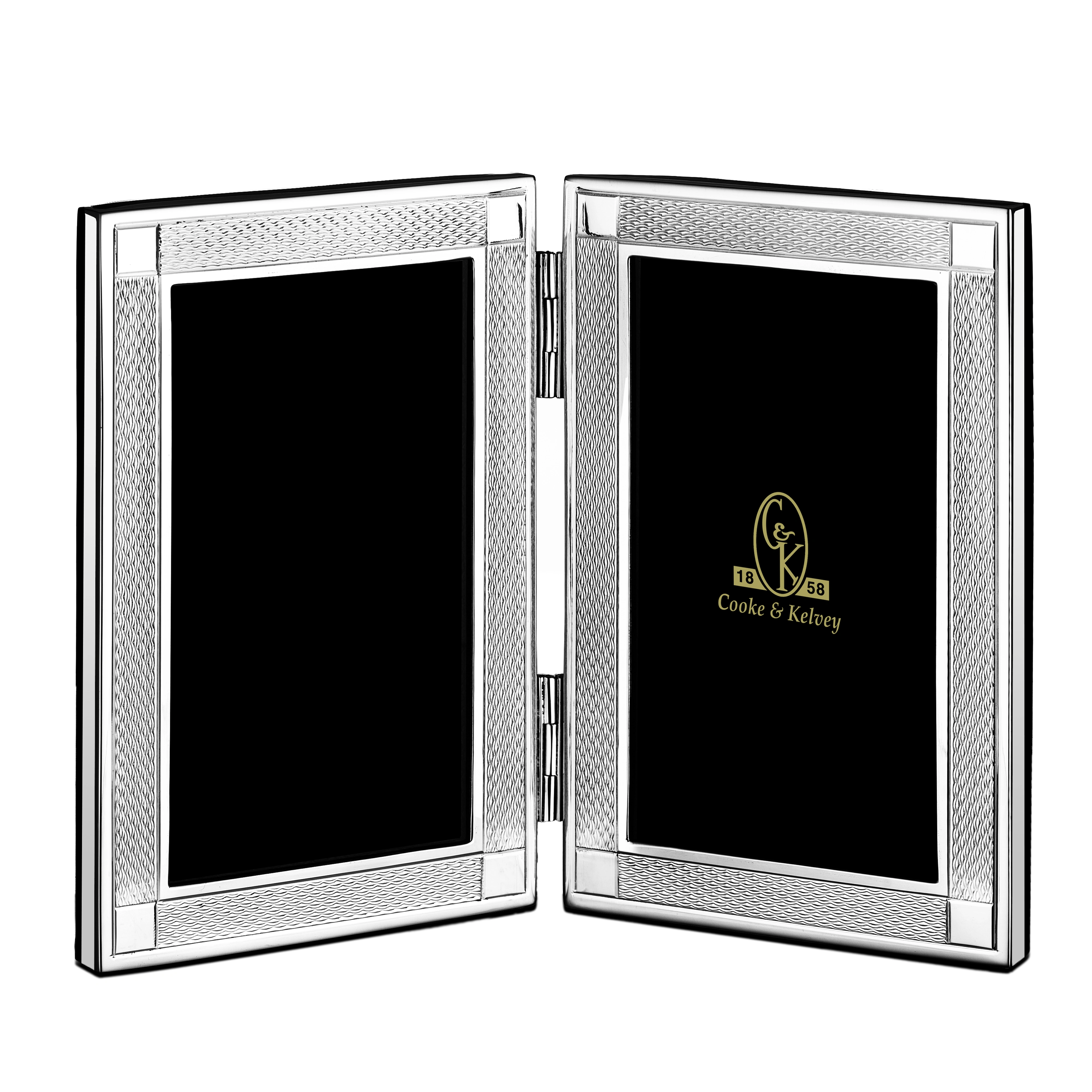Silverware ET Double postcard size photoframe PH-143 A/B Cooke and Kelvey