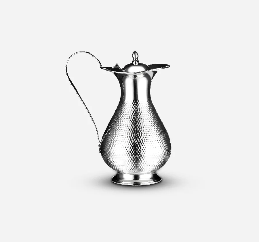 Silverware Hammered Belly Jug With Lid JG-102 Cooke & Kelvey